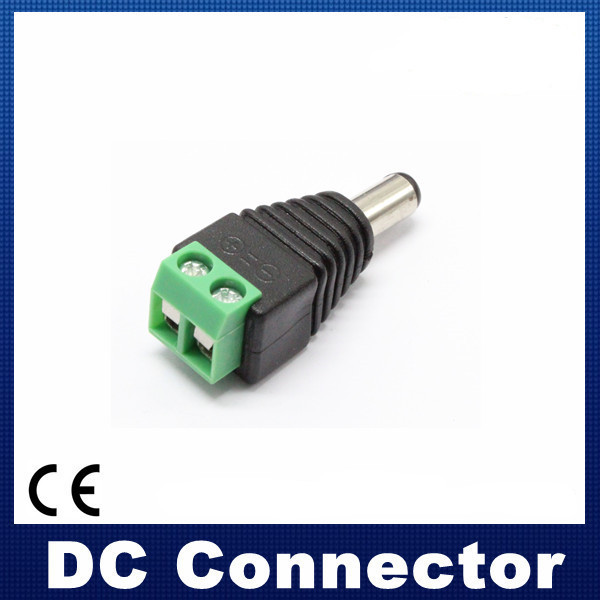 供应监控用高品质绿色端dc电源转接头 批发设备配件dc公连接器