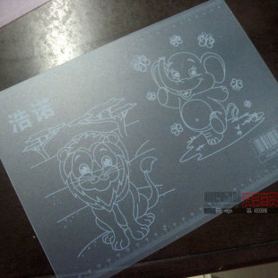 Dongqi Stationery 38c ilk A4 Transparent Cartoon Ruper Test Paness A4 Письмовая площадка 4 Color Random