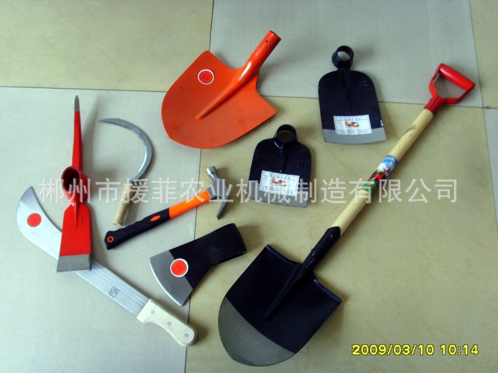 HOE出口锻造非洲东南亚H305H304锄头木柄 冠鸡 仿泰锄头