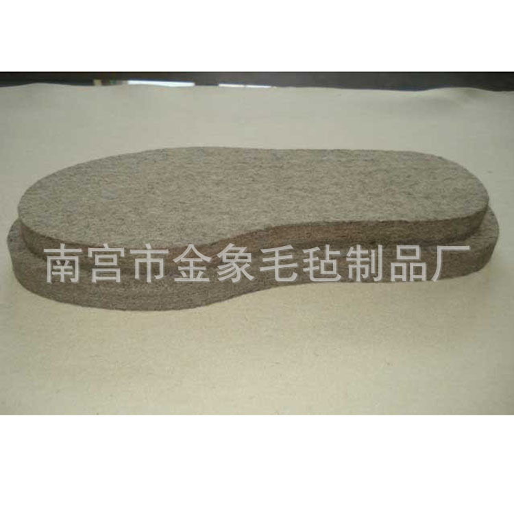供应鞋用毛毡 鞋用羊毛毡 鞋里毛毡 高密度鞋底毛毡