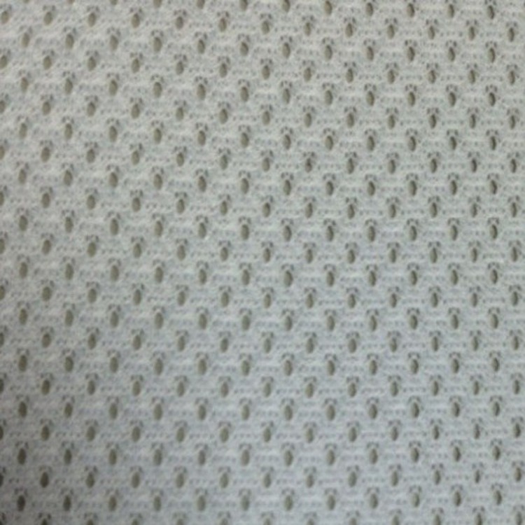 现货供应 110g经编低弹网眼布 满天星小眼网布 全涤纶运动装里布