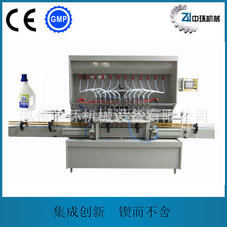 ZHFF-12L防腐直线灌装机 84灌装生产线 农药灌装机