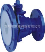 供应衬氟球阀/衬氟放料阀/温州衬氟阀门铸钢衬氟工艺放料球阀厂家