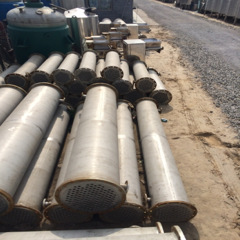 出售二手冷凝器 二手不锈钢冷凝器 二手10-200平方列管冷凝器