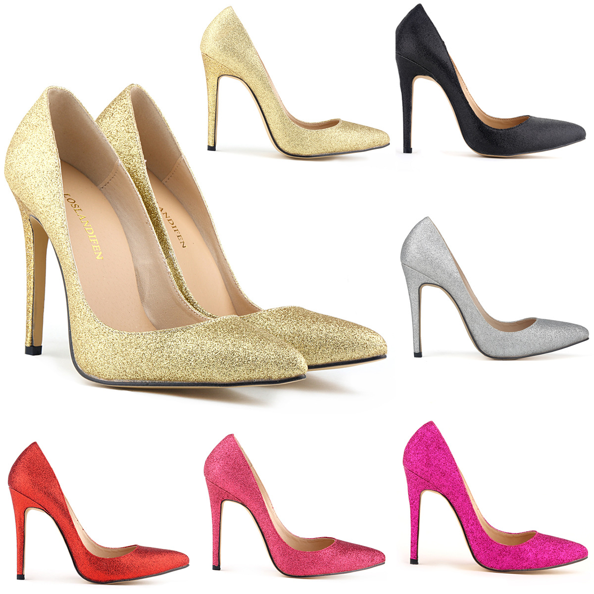 302-1 spring and summer new hate high PU high Shiner sexy shallow high heel comfortable women's wedding shoes