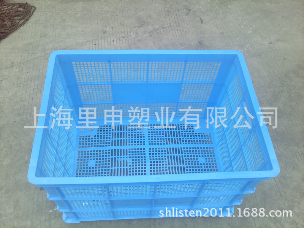 水果筐 塑料周转筐 漏洞塑料箱 加厚塑料搬运筐 水产搬运筐 江苏