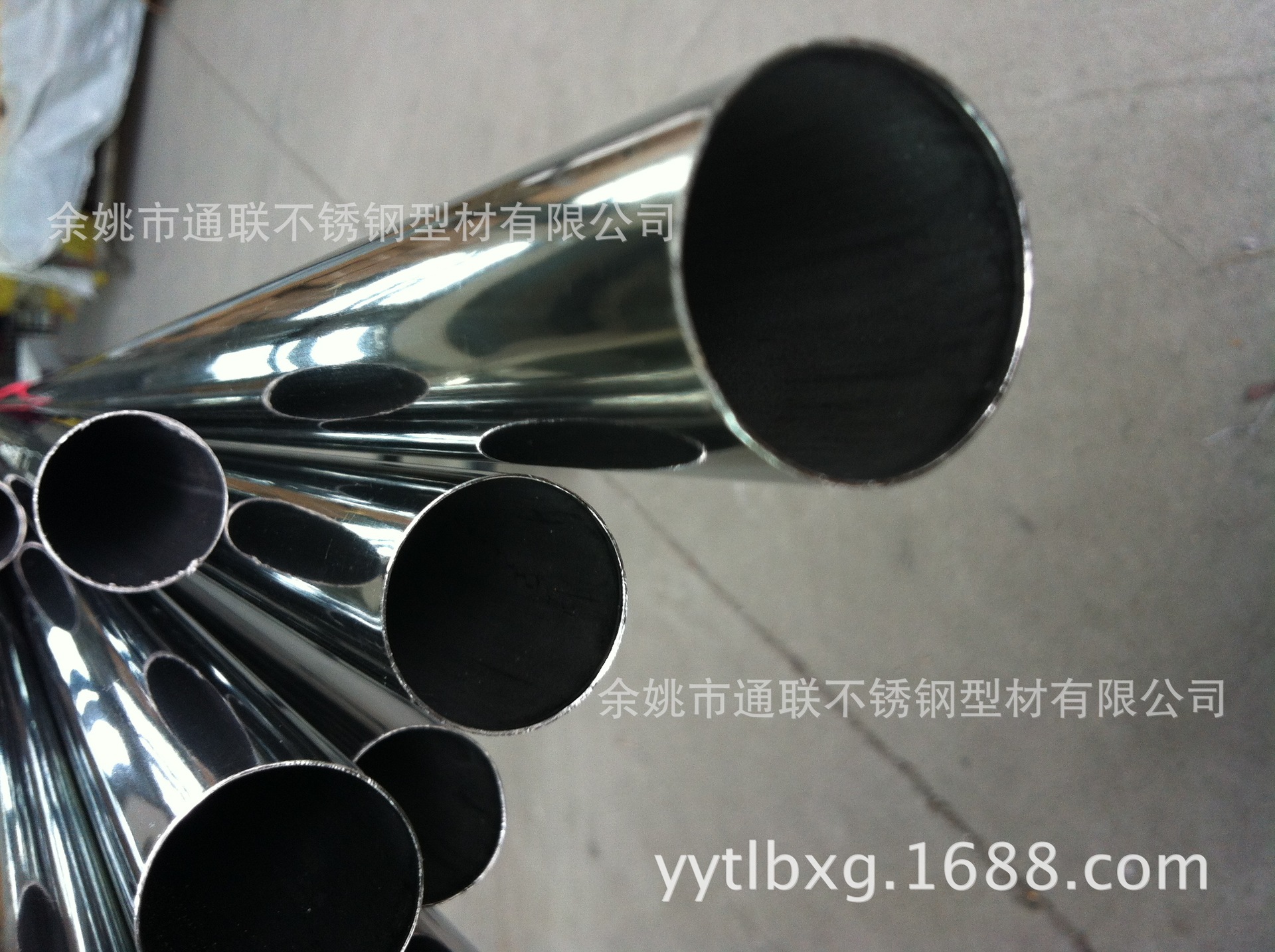 供应毛巾架用（镜面抛光）不锈钢焊管19X0.3 22X0.3