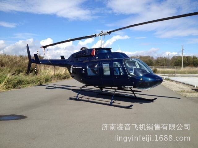 长沙私人飞机4s店 80款贝尔206L-1直升机 长沙私人直升机价格