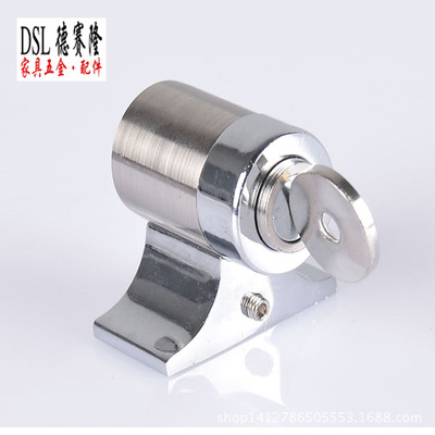 304 Stainless Steel Door Stopper hardware parts Stainless steel Ground suction Floor mounted door stop Strong magnetic gate absorber