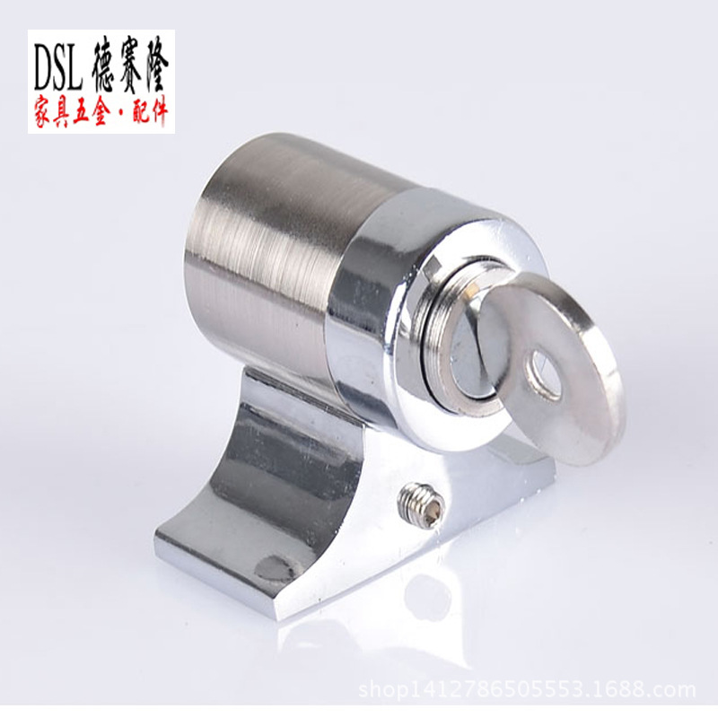 304 Stainless Steel Door Stopper hardware parts Stainless steel Ground suction Floor mounted door stop Strong magnetic gate absorber