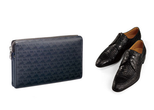 鳄鱼皮鞋激光打标|雕花|切割|打孔