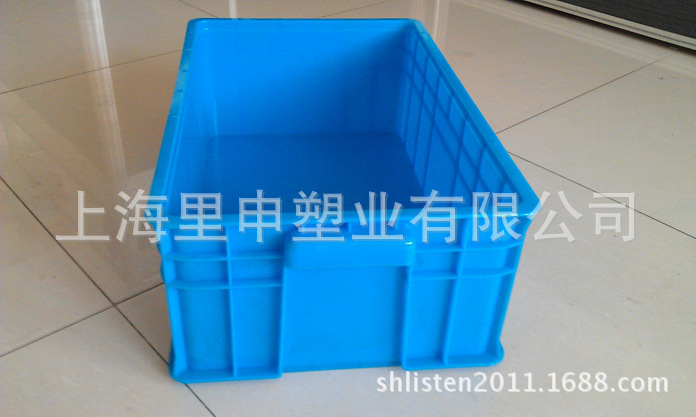 470*290*168胶箱 平板塑料箱 大型零件框 托盘周转筐 塑料周转箱