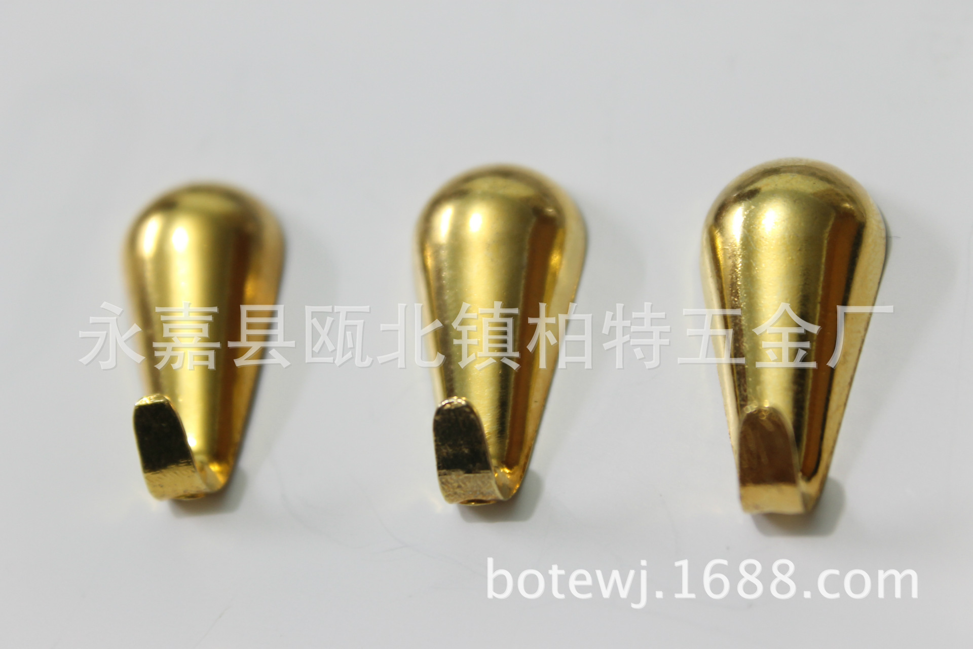 【挂钩】厂家批发创意锌合金金属挂钩定制金色五金配件挂钩单钩