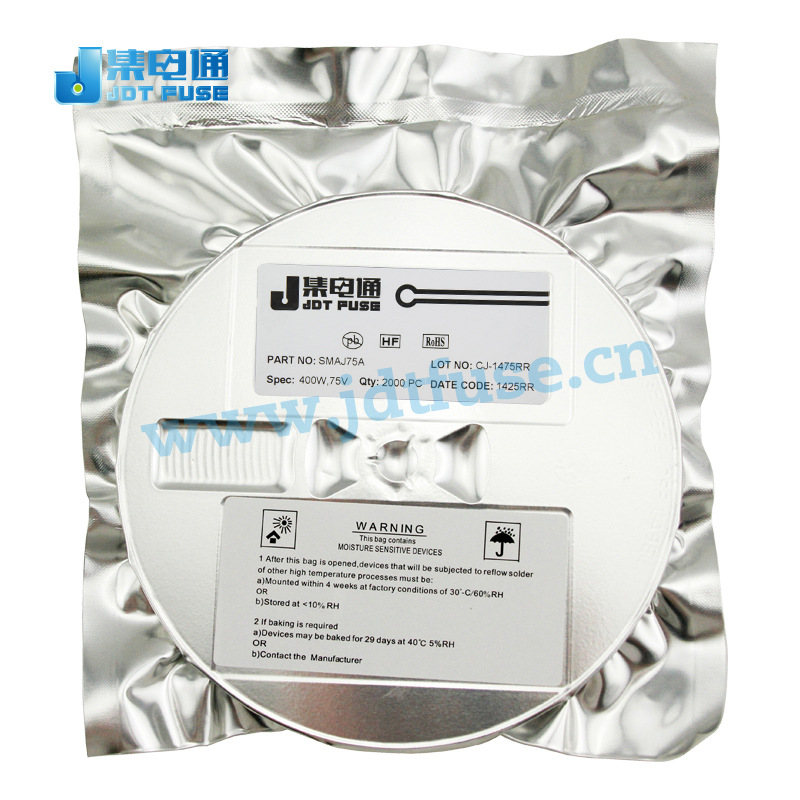 SMAJ75A  单向直流触发二极管 75V贴片TVS瞬变管400W 品质保证