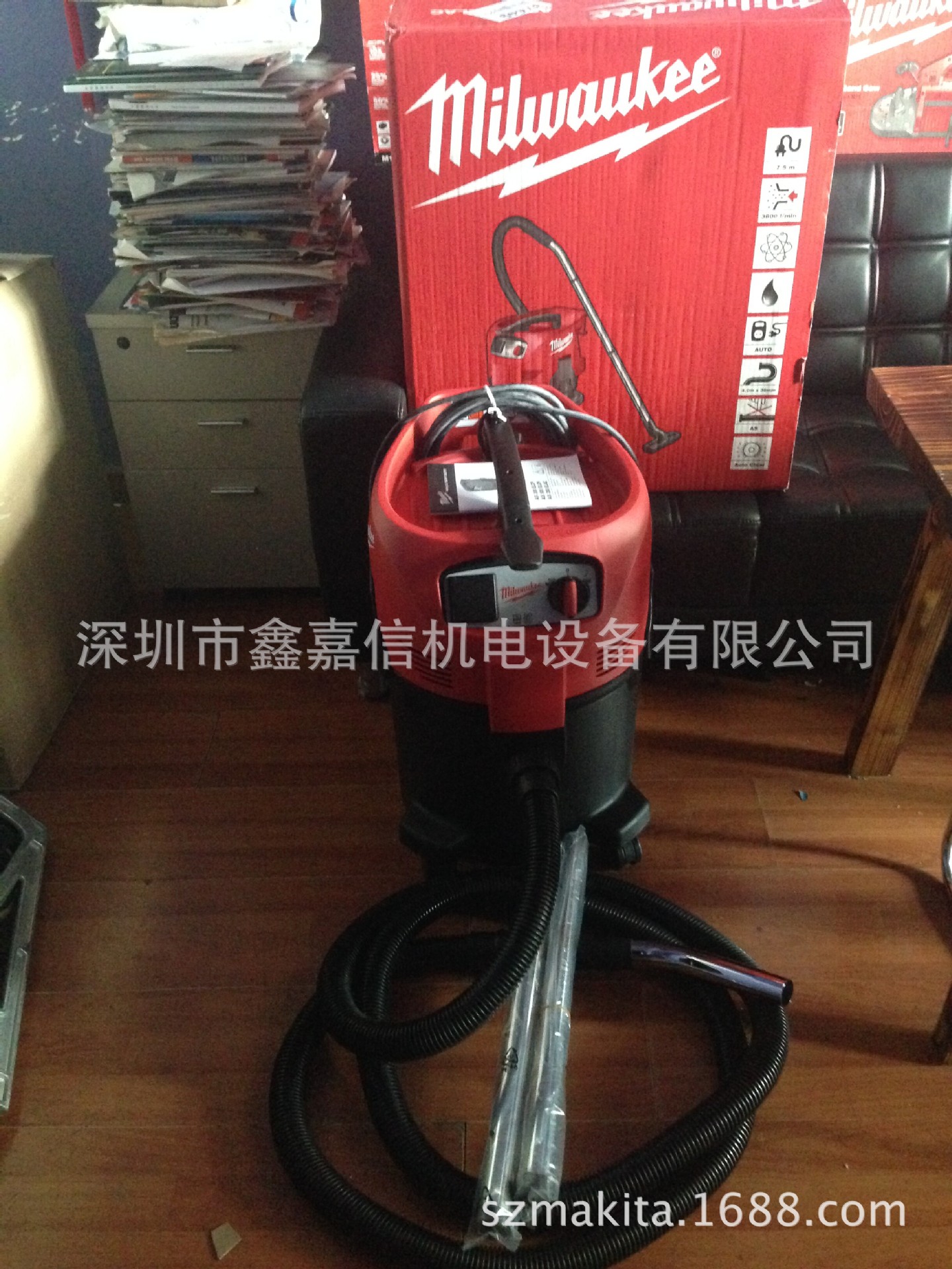 批发零售美国milwaukee米沃奇工业级吸尘器AS300ELAC