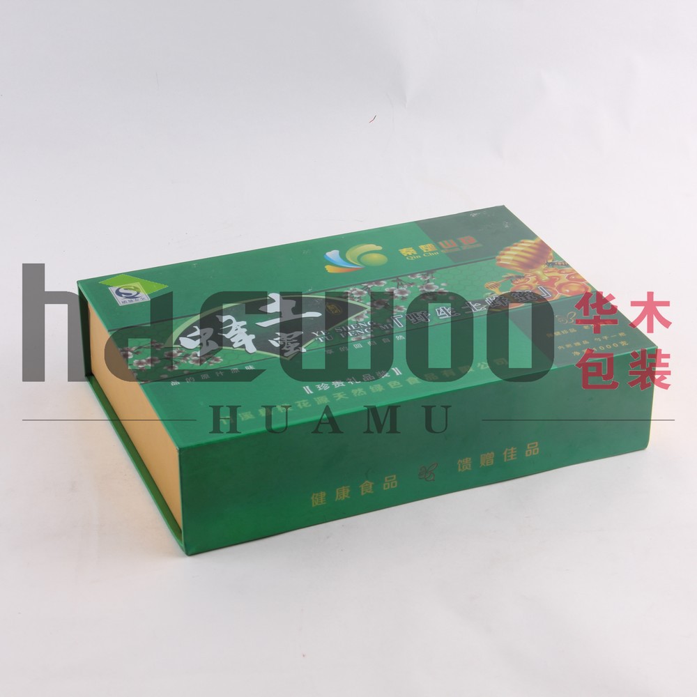 harwoo天然绿色食品蜂蜜包装盒 精美滋补保健品包装礼盒批发
