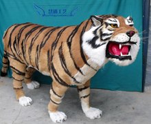 仿真老虎大型动物摄影道具老虎家居饰品静态模型摆件老虎