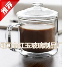 耐热玻璃纯真年代带盖双层玻璃杯 马克杯子 怀旧大茶缸 玻璃茶具