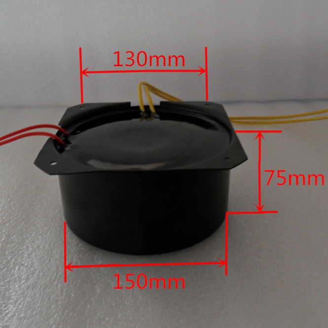 防水环牛全铜足功率变压器加灌黑色环氧树脂加外罩环牛