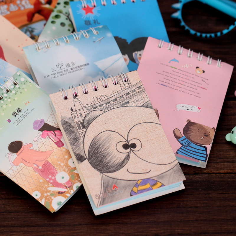 G0102 时尚清新线圈本简约风格记事本子日记本记录生活的点点滴滴