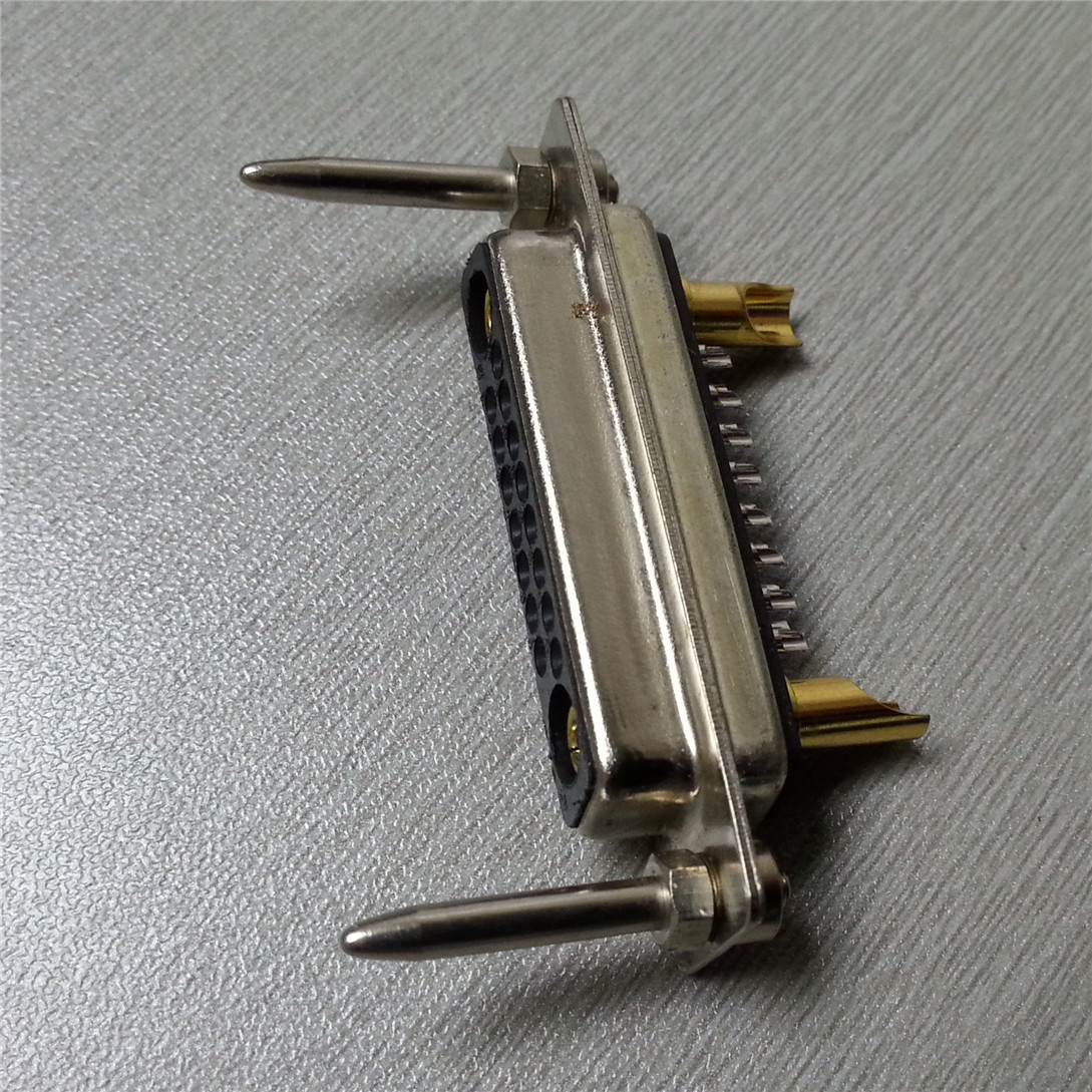 长牛角D-SUB(17W2)母插头 优联康长牛角D-SUB(17W2)母插头