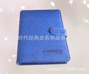 Factory supply PU business office notebook student diary hand book retro meeting record loose-leaf book