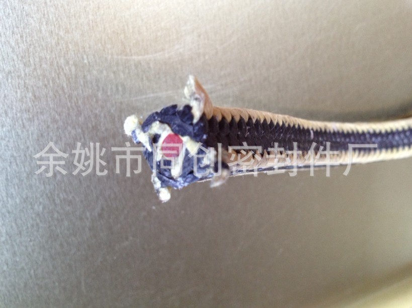 四氟芳纶交织硅胶芯盘根