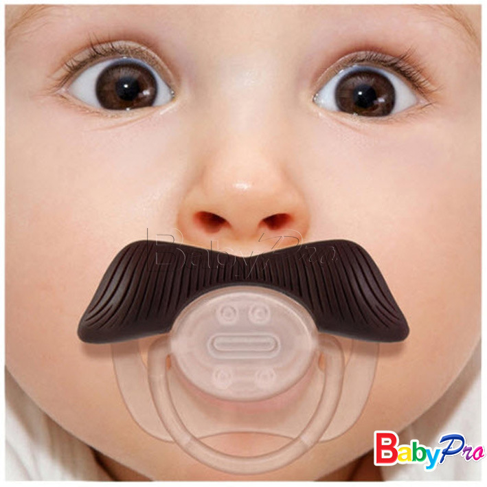 Sucette Bébé moustache avec cache-poussière - Ref 3424528 Image 8