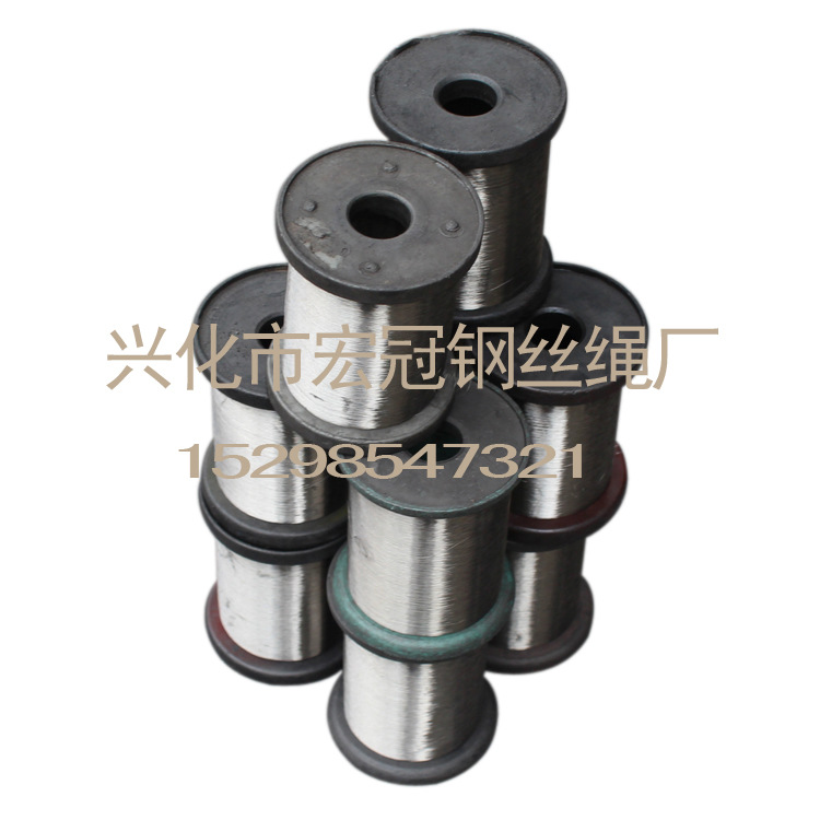 厂家供应 304不锈钢包胶丝绳 0.5/0.6mm  微型软硬钢线 批发