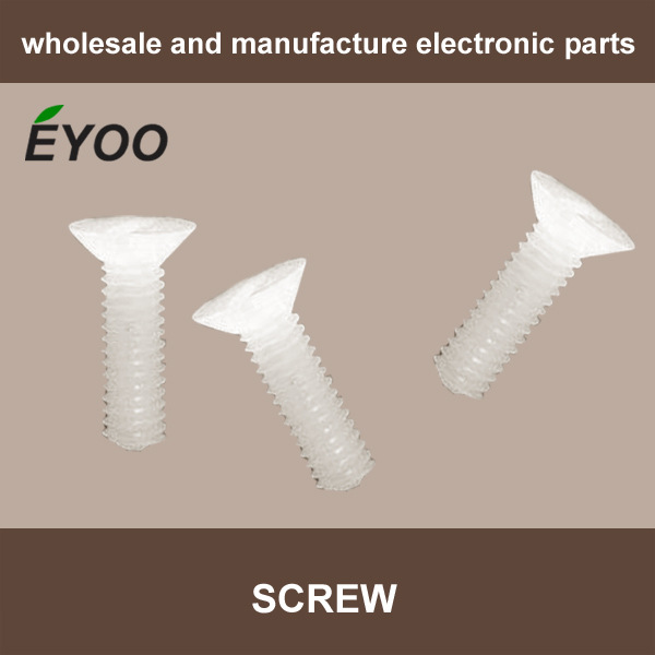 一字平头螺丝 一字沉头螺丝 塑料尼龙螺丝 PC透明螺丝 M3 M3*20mm