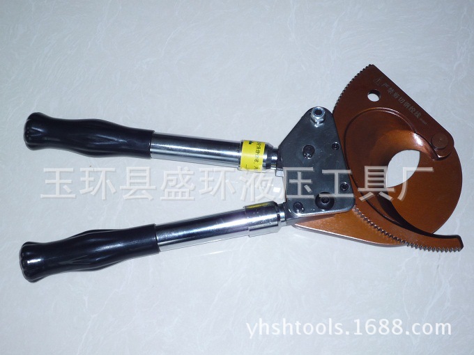 盛环棘轮式线缆剪 棘轮式电缆剪 棘轮式线缆剪刀 J75