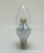 澳浦E14 E12 IP65  LED蜡烛灯5W 360度LED水晶灯UL，SAA，CE认证