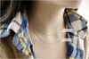 [Gift Certificate] Genuine S925 Silver Necklace New Film Blinks Korean Fashion Silver Patching Neckdish 582033