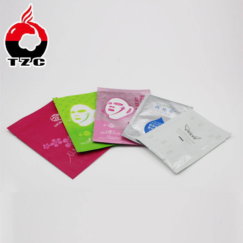 专业生产 自封面膜包装袋 三边封复合纯铝袋 高端化妆品包装