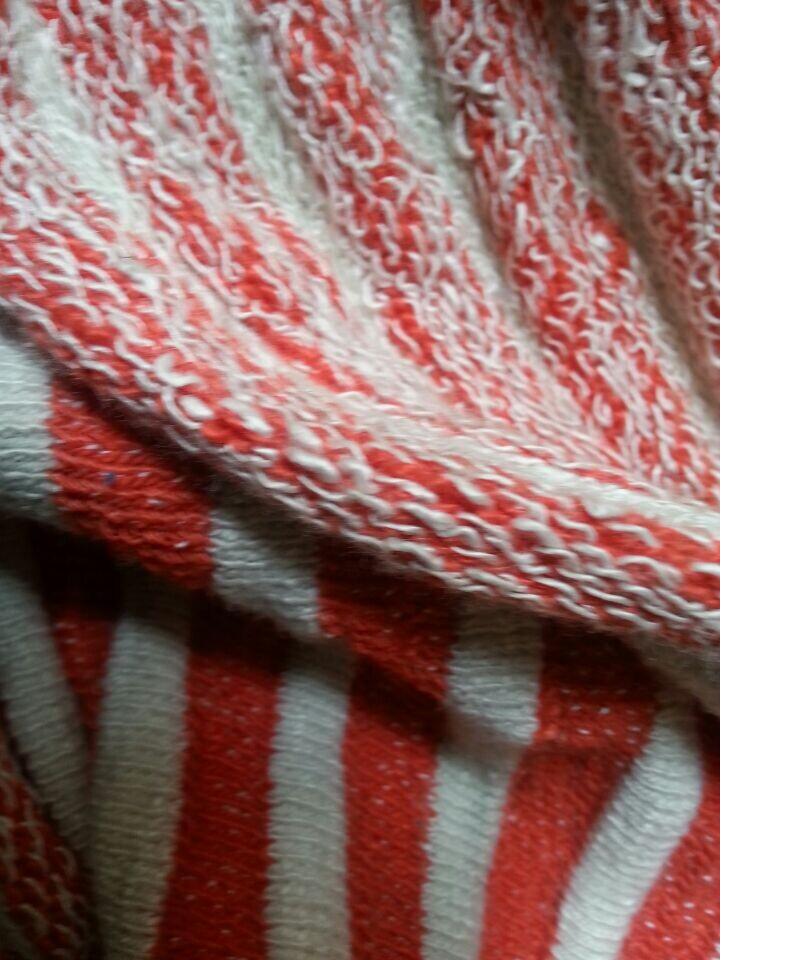 供应各种规格的针织色织大毛圈布 粗针色织小循环卫衣面料