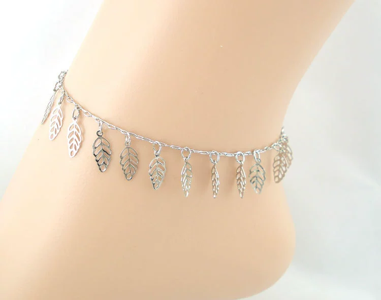 Стильные ювелирные изделия, серебряная anklet браслет, оптовая продажа, корейский стиль