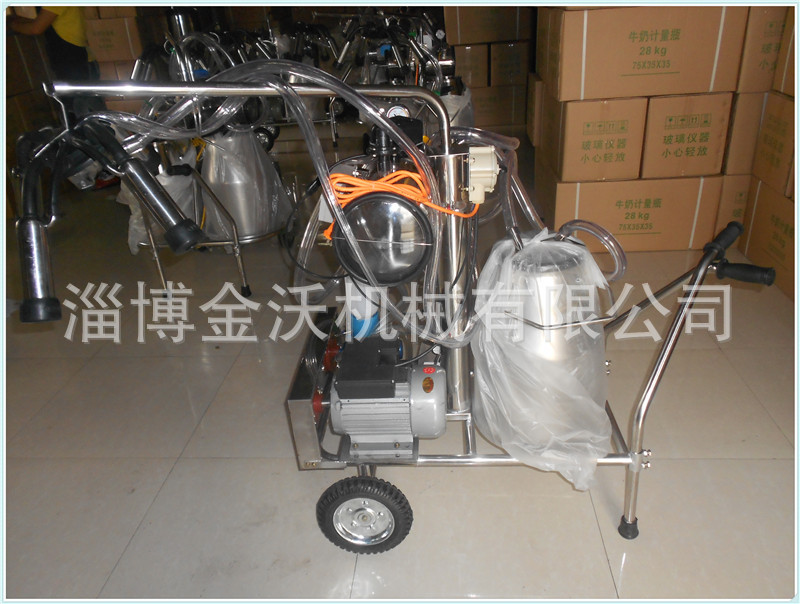 挤奶机厂家直销挤奶机单桶电脉动真空泵式奶牛挤奶机