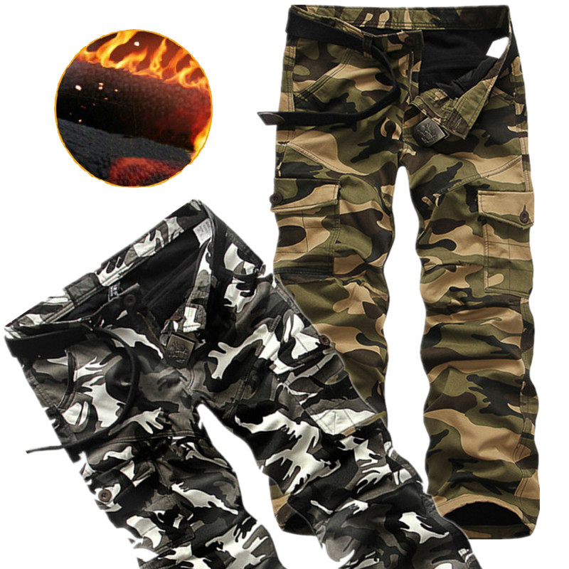 Pants Winter Men Warm Military  Mens Pants Military Style Warm