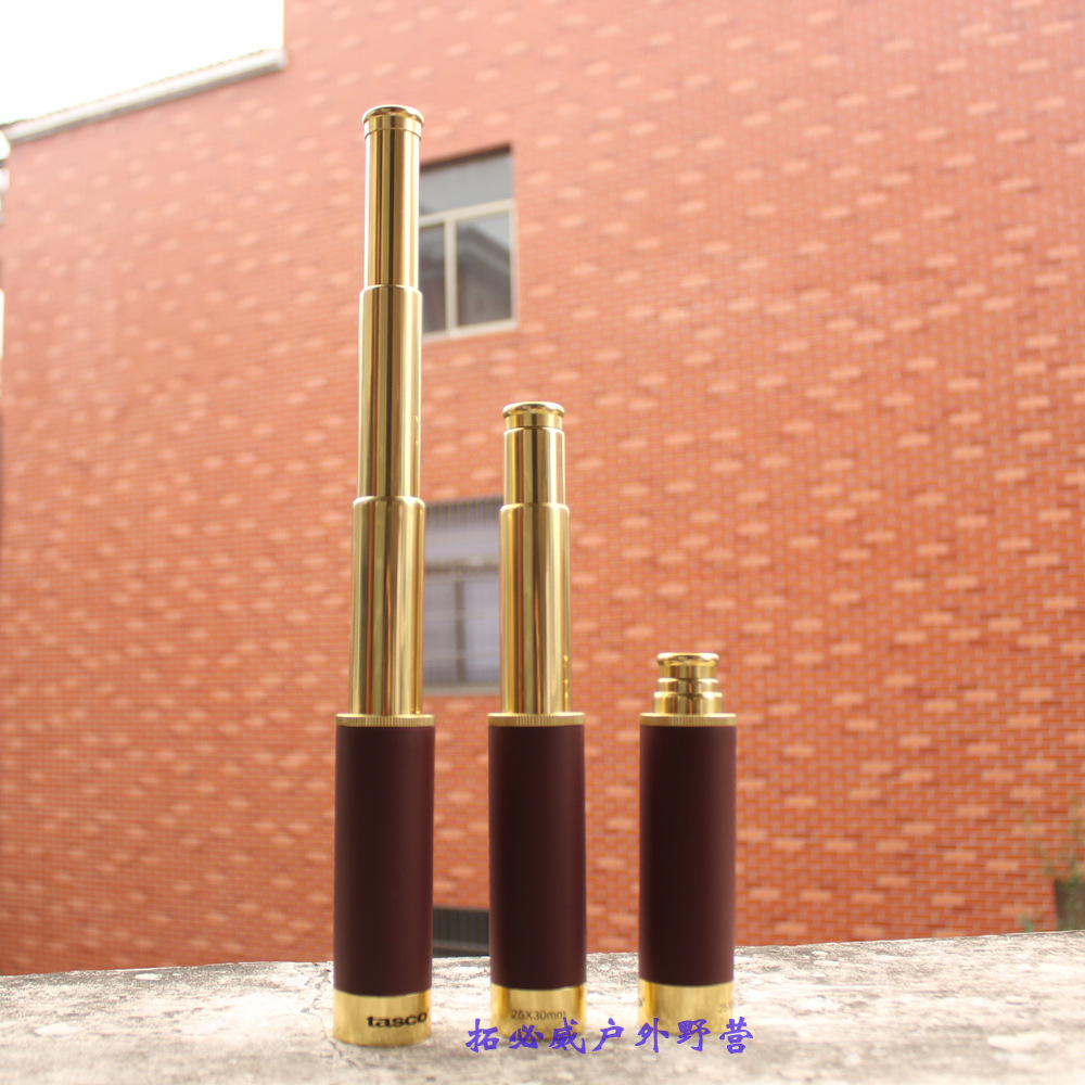 现货批发 25x30 海盗高倍单筒袖珍望远镜 海盗镜带皮包 微光夜视