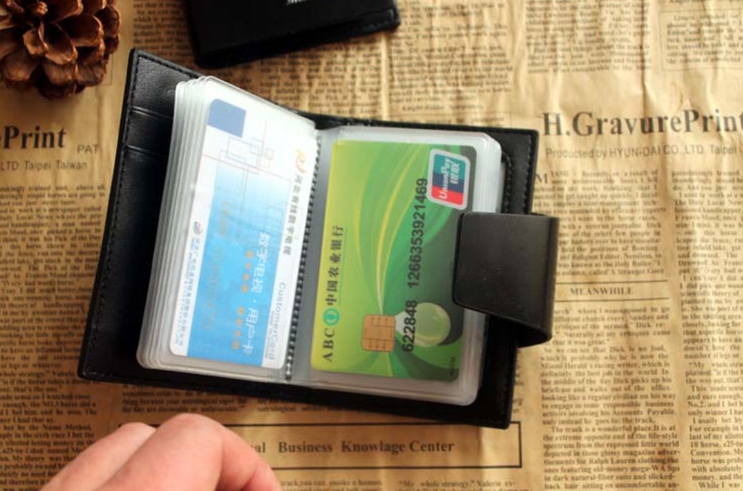 男士真皮名片包 高檔新款 女式多功能拉鏈鎖匙包卡包零錢包 韓