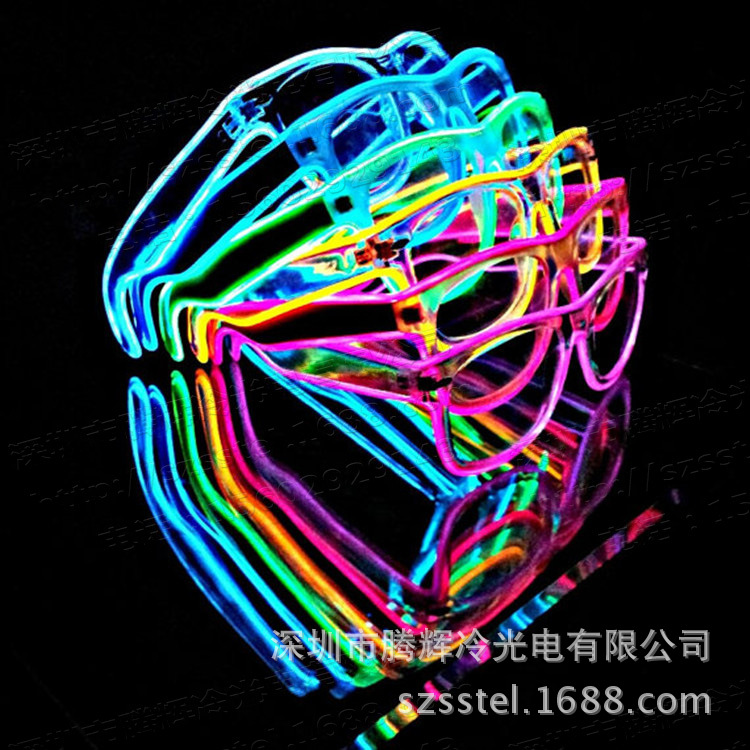 Flashing glasses LED glasses Party decorations EL EL glasses Bar gathering gift Flash glasses