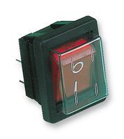 现货ARCOLECTRIC/C1353ALGNF船型开关 DPST带指示灯红色原装正品