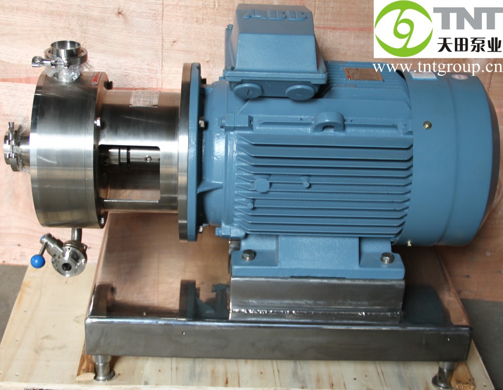 食品卫生级管线式高剪切均质乳化泵，化肥厂高剪切均质乳化泵