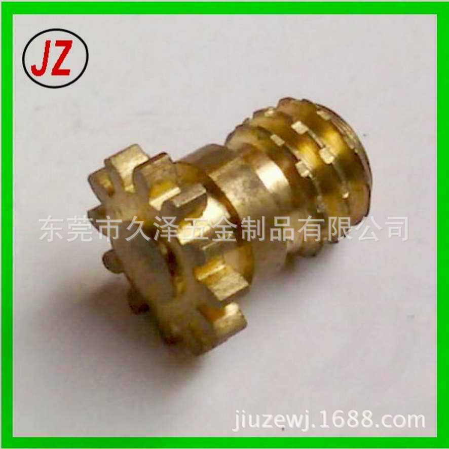 黄铜车床件加工 五金机械齿轮黄铜小齿轮加工 非标铜齿轮加工