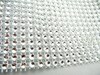 24 rows of imitation drill 24 rows of plastic mesh drill 24 rows of heart net diamond electroplating silver plastic diamond diamond chain