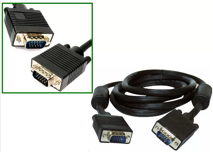 Кабель 3+4 VGA, VGA соединительный кабель, чистая медь, VGA компьютерный дисплей, кабель для проектора, кабель высокого разрешения