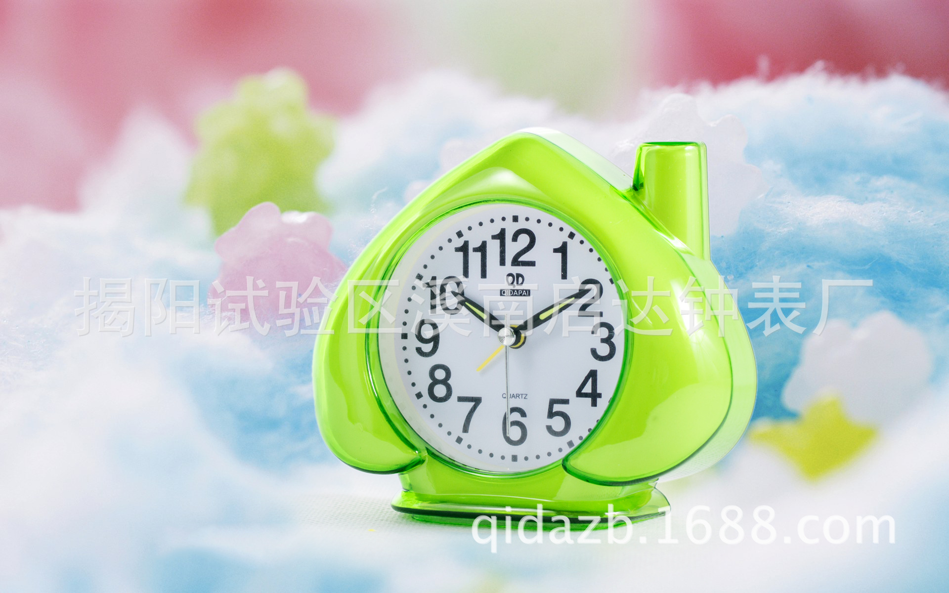 Reloj despertador de cristal transparente - Diseño creativo y moderno - Para dormitorio y escritorio