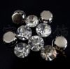 Factory direct selling hand sewing crystal glass D -claw diamond diamond ear claws white A diamond