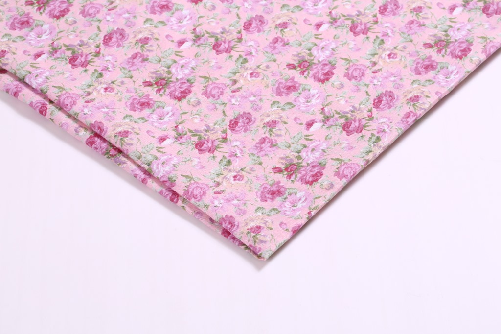 Supply printed polyester cloth printed fabric sequins to open peony polyester fabric