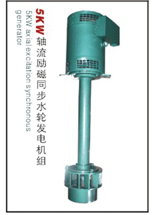 5KW Excitation synchronization Axial flow Hydroelectric alternator Hydroelectric Hydro